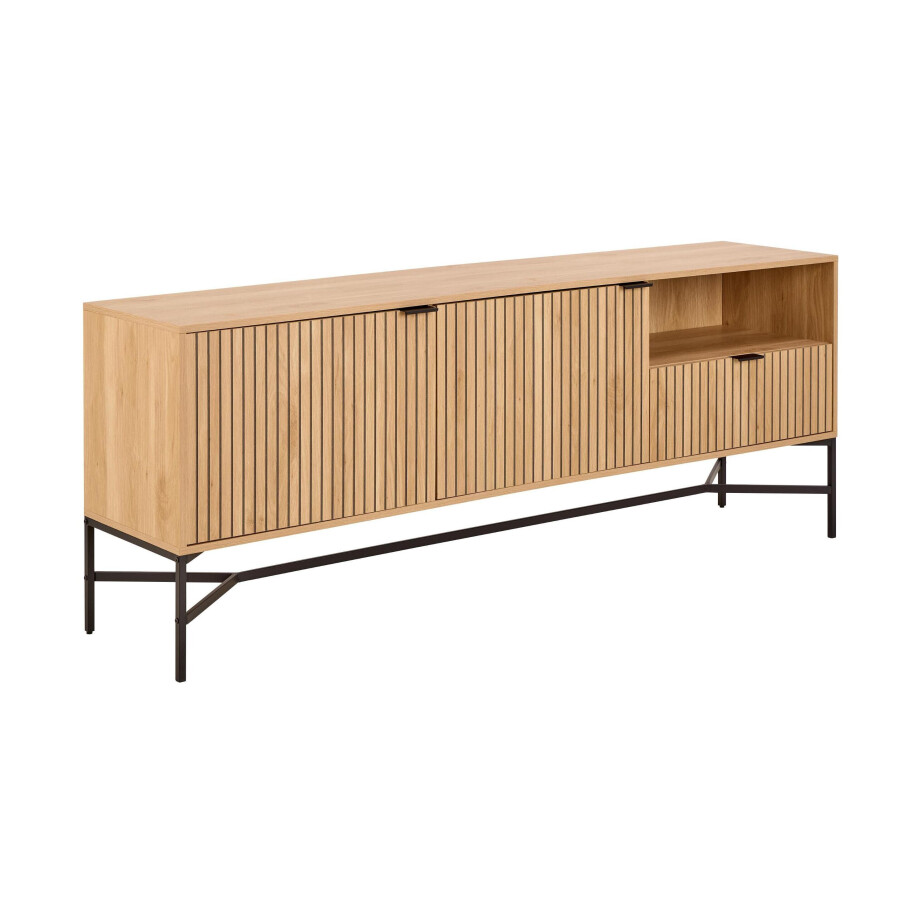 Bendt Dressoir 'Lisette' Eikenhout, 180cm afbeelding 