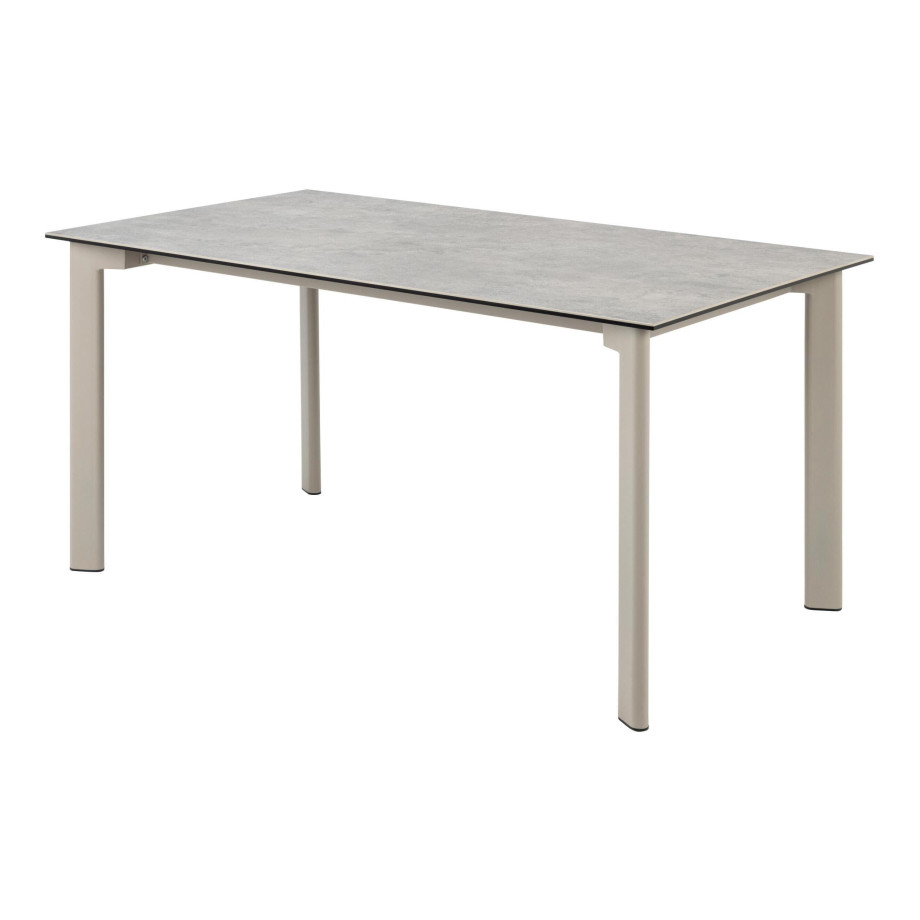 Bendt Eettafel 'Coy' Keramiek, 160 x 90cm, kleur Grijs afbeelding 1