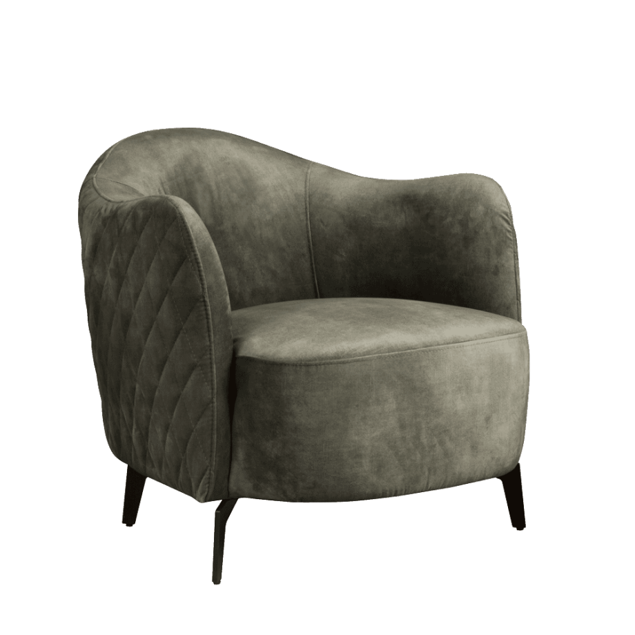 Tower Living Fauteuil 'Bondo', kleur donker groen Tower Living Fauteuil 'Bondo', kleur donker groen afbeelding 1