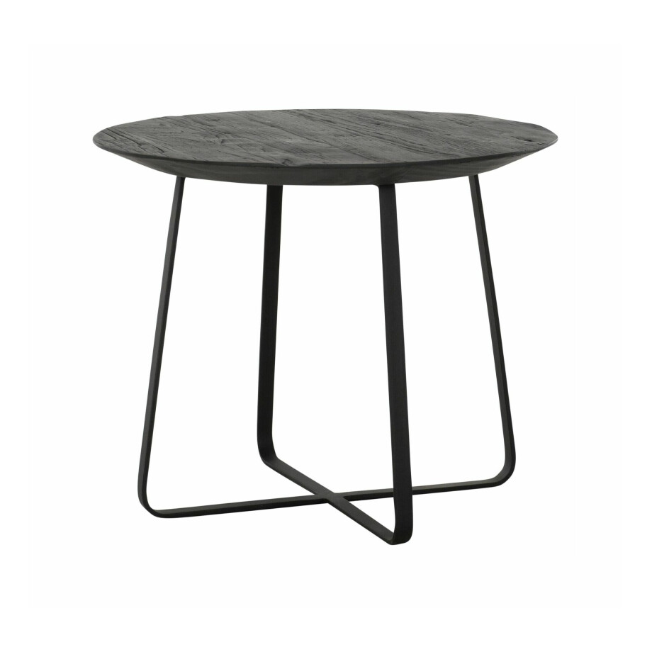 DTP Home Salontafel 'Neptunes' Teakhout, 50cm, kleur Zwart DTP Home Salontafel 'Neptunes' Teakhout, 50cm, kleur Zwart afbeelding 1