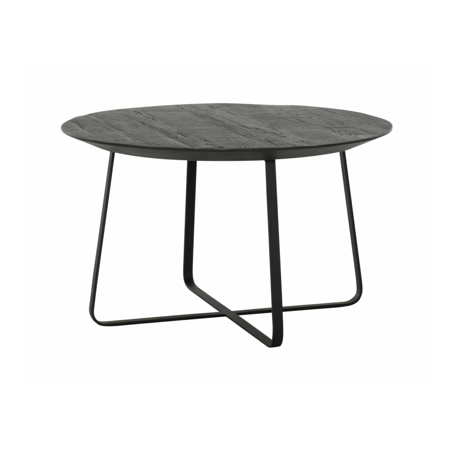 DTP Home Salontafel 'Neptunes' Teakhout, 60cm, kleur Zwart DTP Home Salontafel 'Neptunes' Teakhout, 60cm, kleur Zwart afbeelding 1