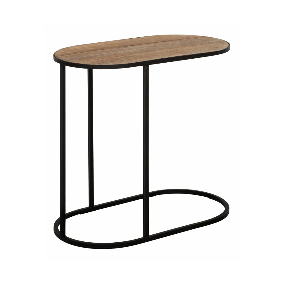 DTP Home Ovale Laptoptafel 'Terra' Teakhout, 65 x 35cm, kleur Naturel DTP Home Ovale Laptoptafel 'Terra' Teakhout, 65 x 35cm, kleur Naturel afbeelding 1