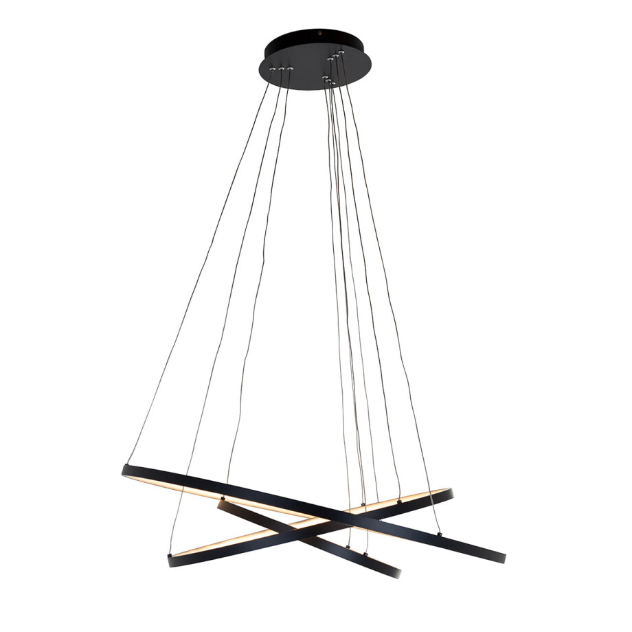 Richmond Hanglamp 'Amira' LED, Aluminium, kleur Zwart afbeelding 1