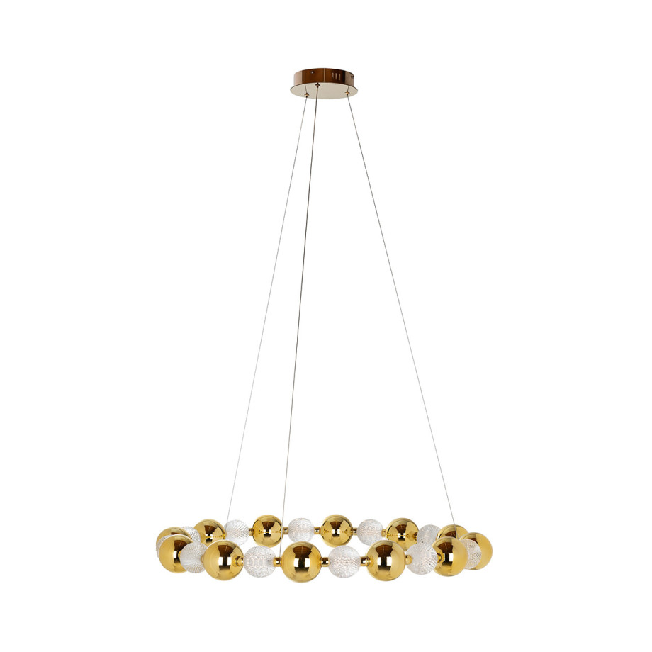 Richmond Hanglamp 'Chanda' ⌀87cm, kleur Goud afbeelding 