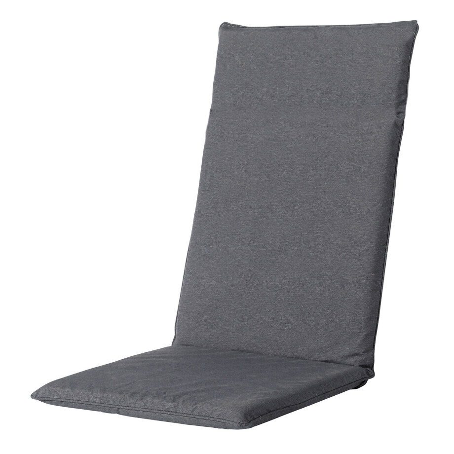 Tuinkussen hoge rug   Panama grey (afritsbaar) afbeelding 