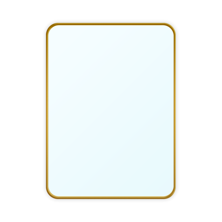 Lize wandspiegel goud - 70 x 50 cm afbeelding 1