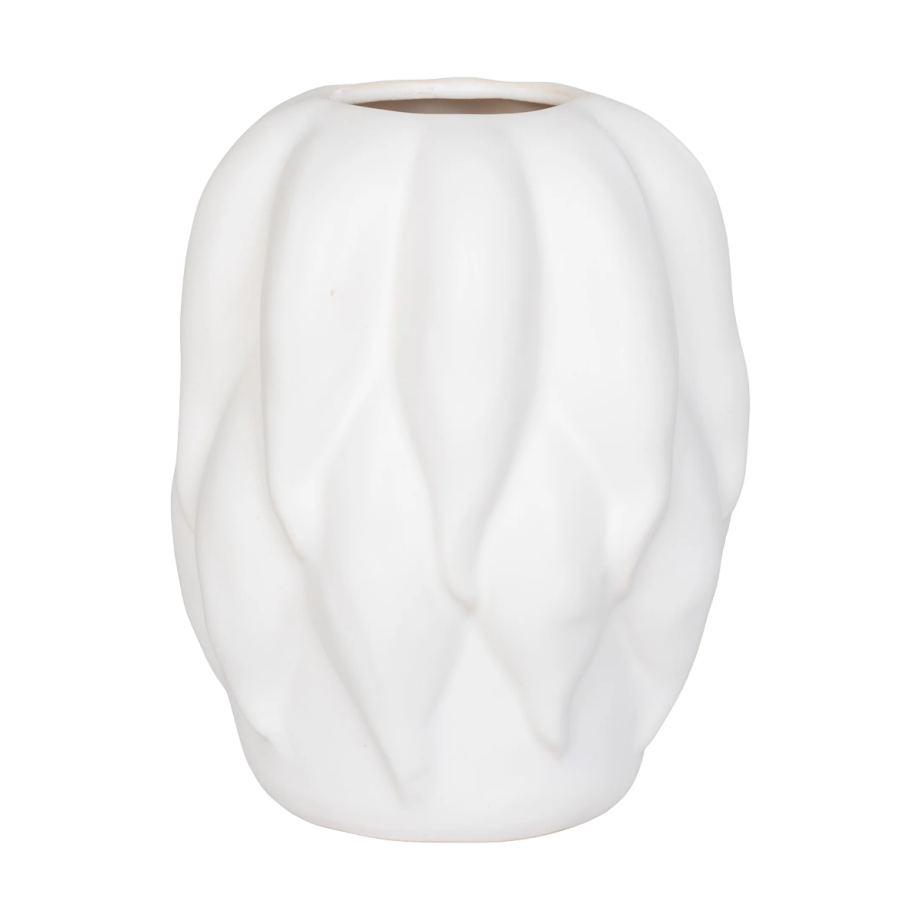 Harper vaas keramiek wit - Ø 19,5 cm afbeelding 1