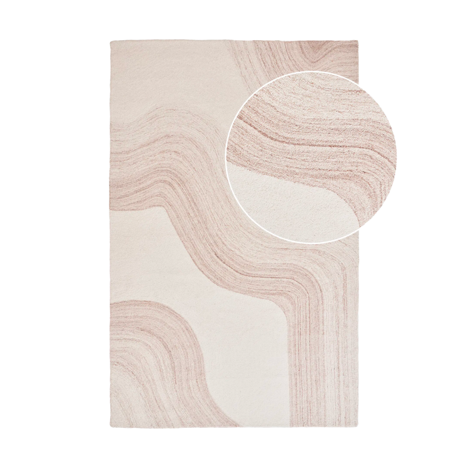 Caren vloerkleed beige - 230 x 160 cm Caren vloerkleed beige - 230 x 160 cm afbeelding 1