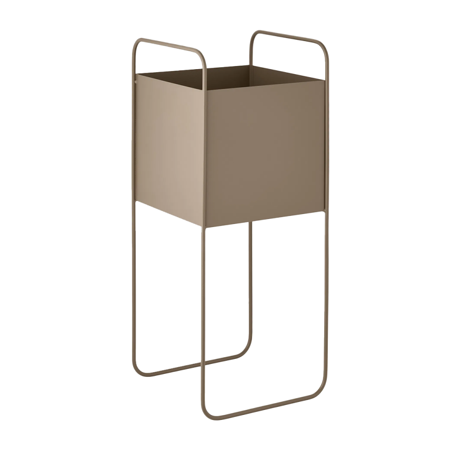 Emelie metalen plantenbak - bruin afbeelding 1