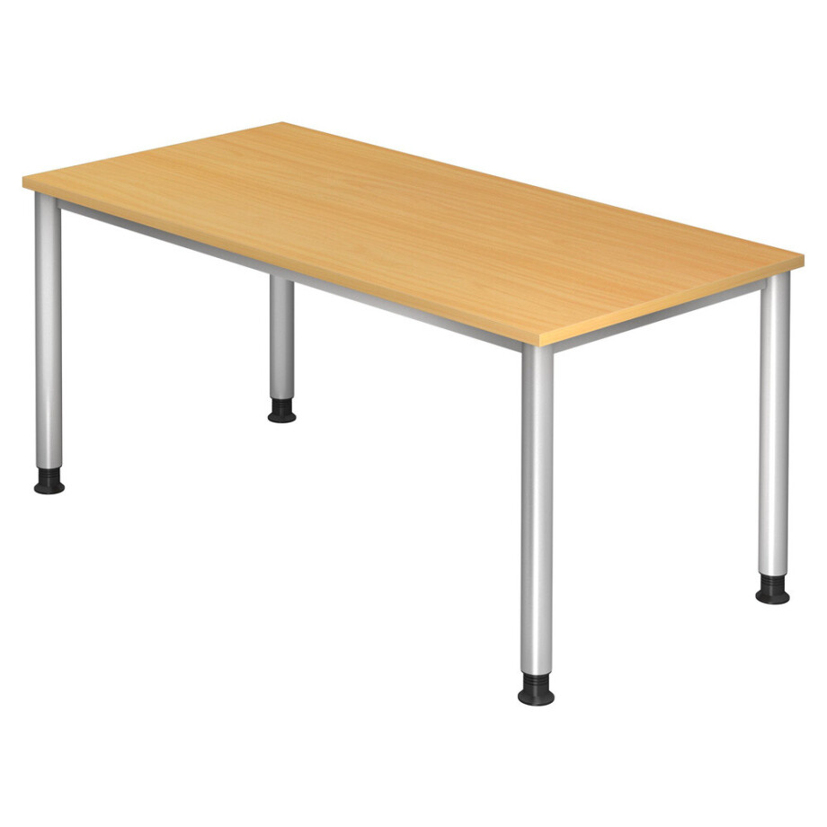 HILO 16 S | Bureau - Beuken 160 x 80 Tafelhoogte I In hoogte verstelbaar afbeelding 1