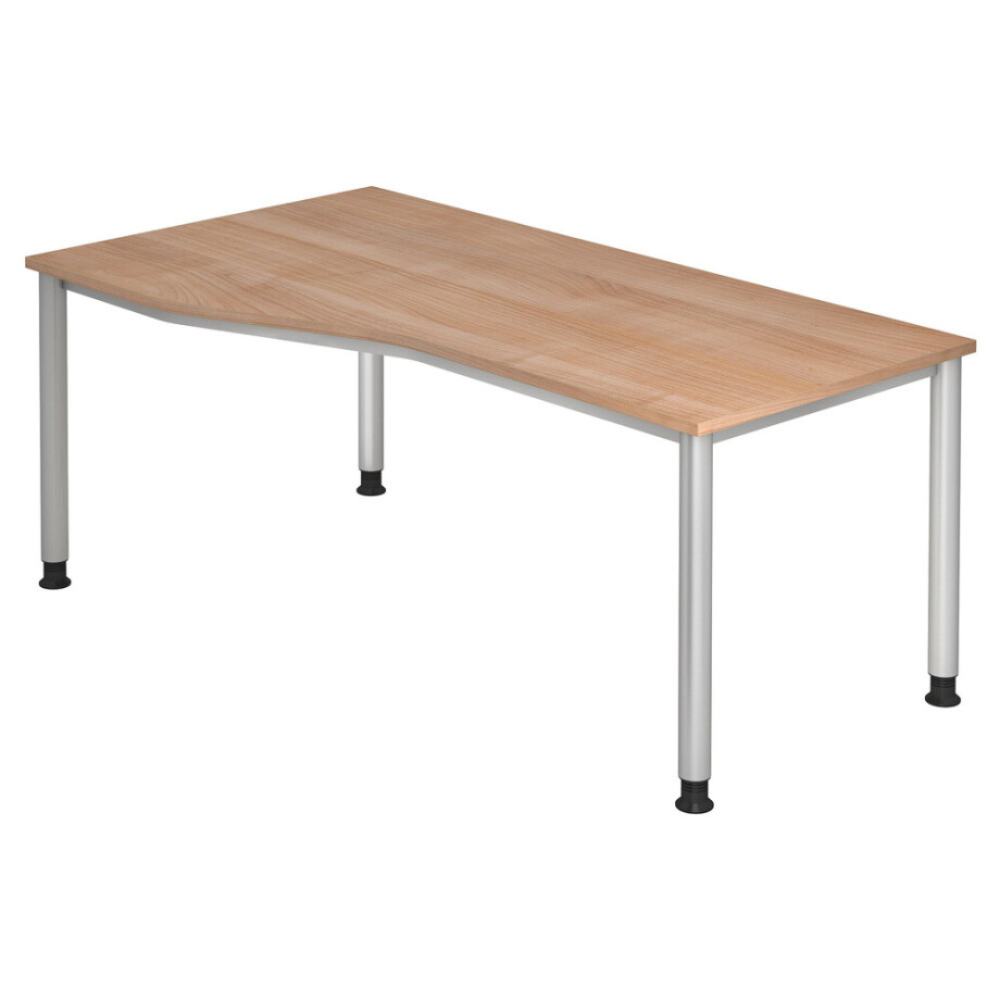 HILO 18 S | Bureau - 180 x 100 Walnoot Tafelhoogte I In hoogte verstelbaar afbeelding 1
