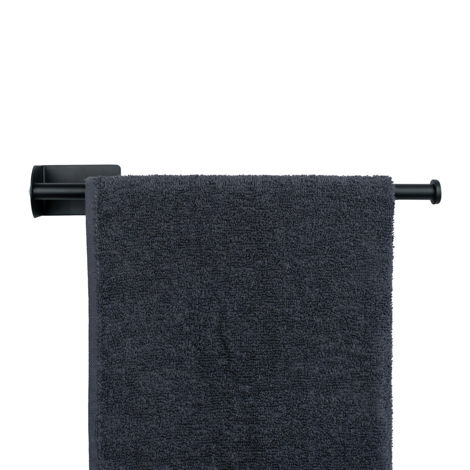 QUVIO Handdoekhouder - Metaal - 7 x 35 x 5 cm afbeelding 1