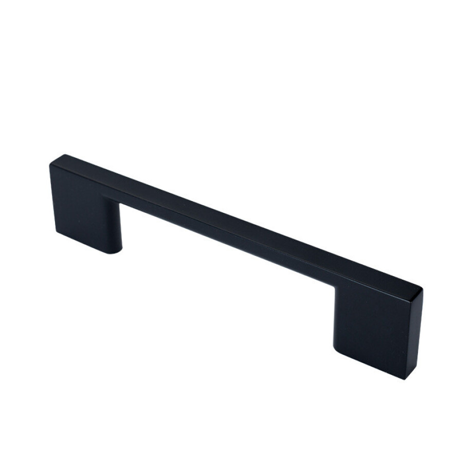 XIVADA Handgreep zwart - 128 mm - Aluminium - Meubelgreep - Set van 2 afbeelding 1