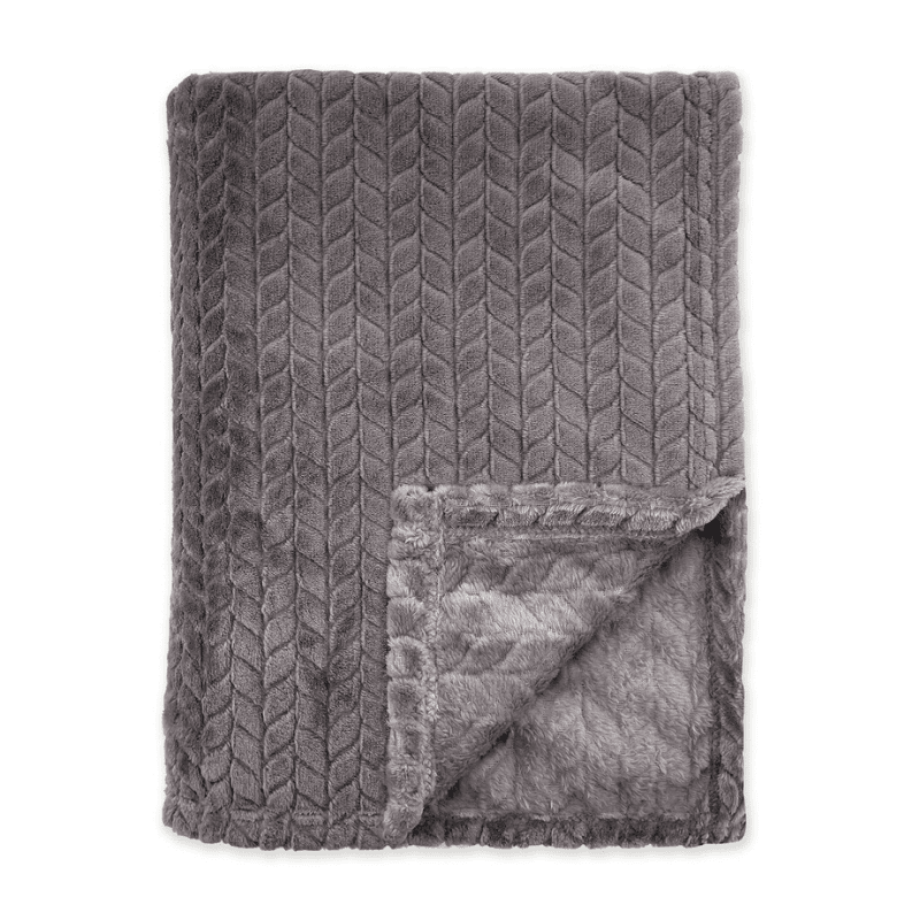 Bedsprei Twill Touch - Antraciet - 150x200cm Van Byrklund Microvezel - Dekbed-Discounter.nl Bedsprei Twill Touch - Antraciet - 150x200cm Van Byrklund Microvezel - Dekbed-Discounter.nl afbeelding