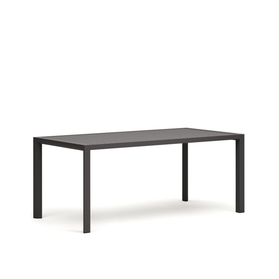 Kave Home Tuintafel 'Culip' 180 x 90cm, kleur Donkergrijs afbeelding 1