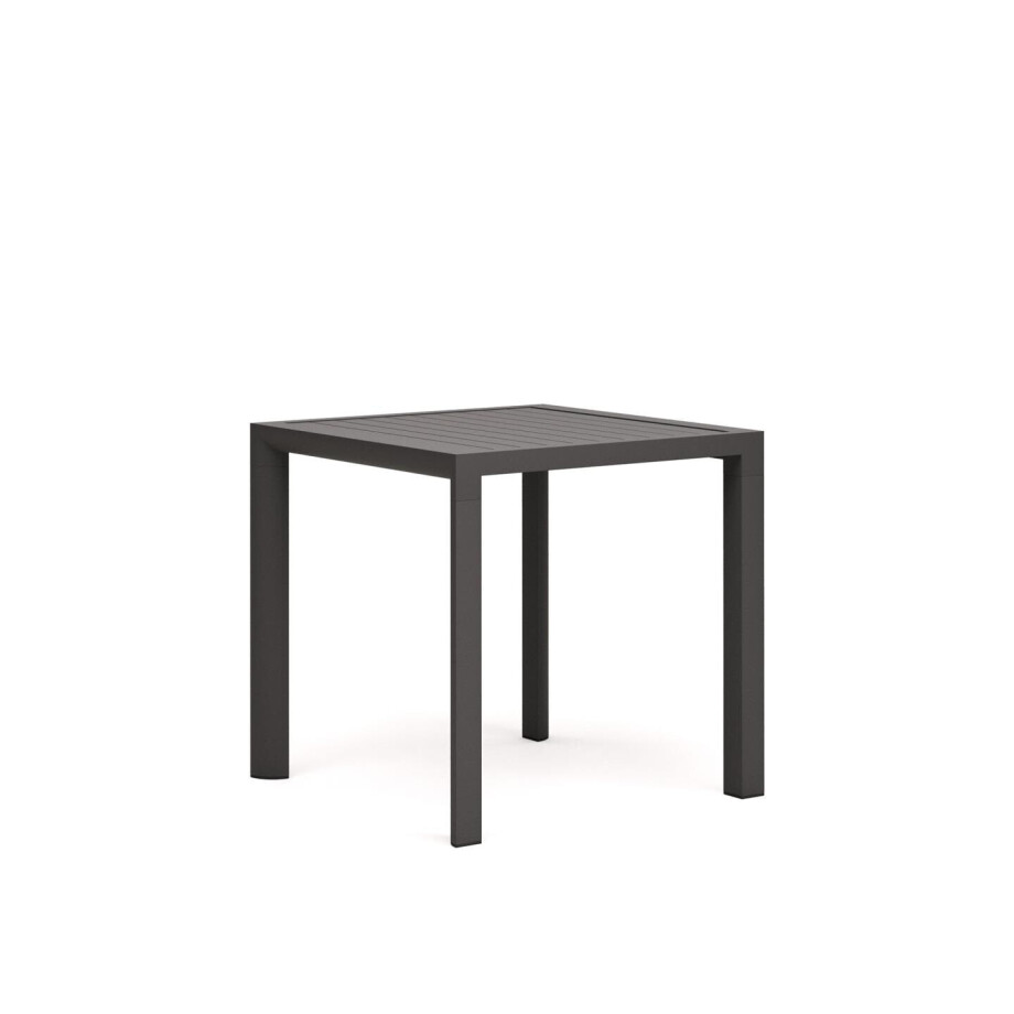 Kave Home Bistrotafel 'Culip' 77 x 77cm, kleur Donkergrijs afbeelding 1