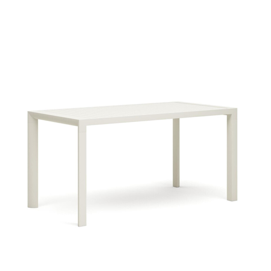 Kave Home Tuintafel 'Culip' 150 x 77cm, kleur Wit afbeelding 1