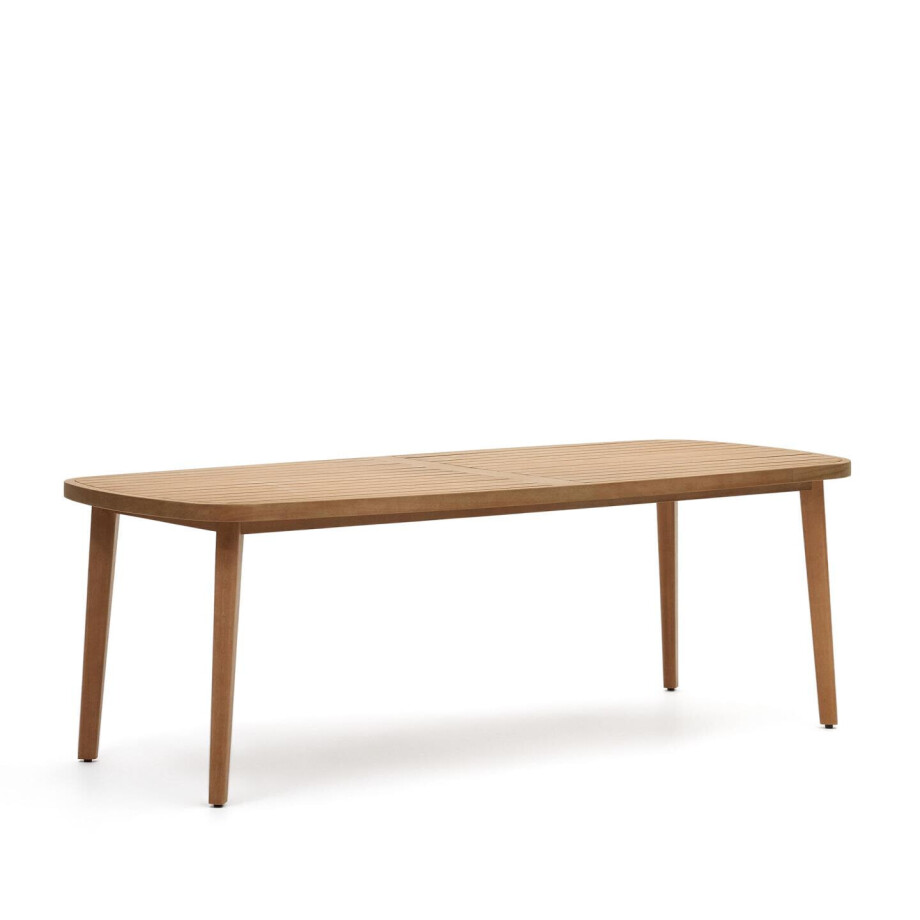 Kave Home Tuintafel 'Maset' Eucalyptushout, 225 x 100cm afbeelding 1