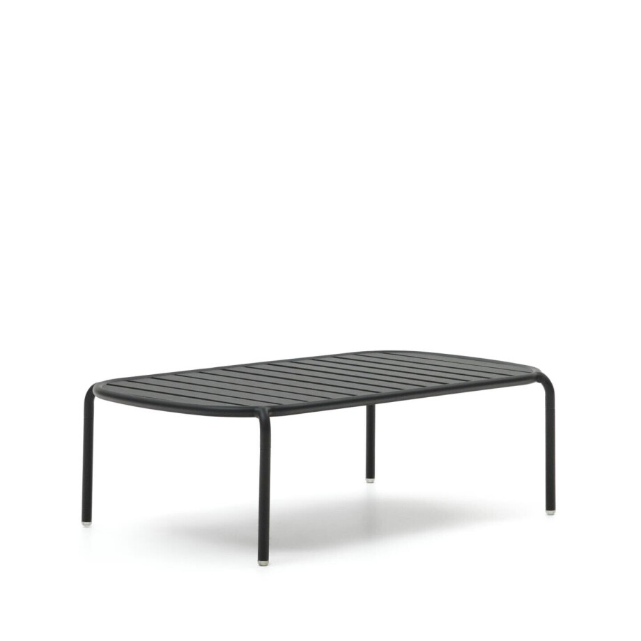 Kave Home Outdoor Salontafel 'Joncols' 113 x 65cm, kleur Donkergrijs afbeelding 1
