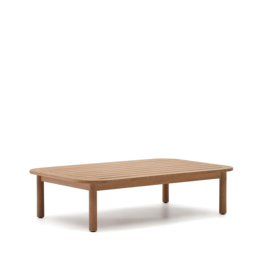 Kave Home Outdoor Salontafel 'Sacova' Eucalyptushout, 140 x 89cm afbeelding 1