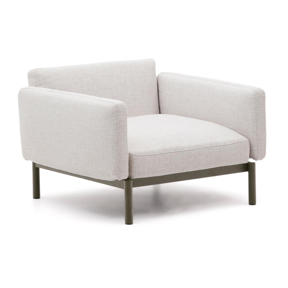 Kave Home Fauteuil 'Sorells' kleur Beige afbeelding 1