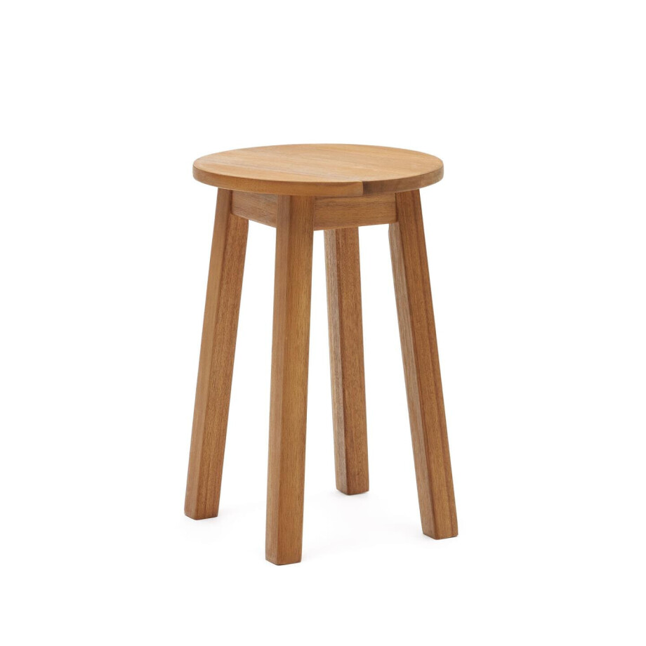 Kave Home Outdoor Bijzettafel 'Amel' Acaciahout, 31cm Kave Home Outdoor Bijzettafel 'Amel' Acaciahout, 31cm afbeelding