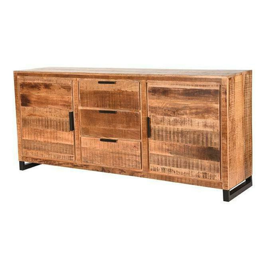 LABEL51 Dressoir 'Glasgow' Mangohout, 190cm afbeelding 1