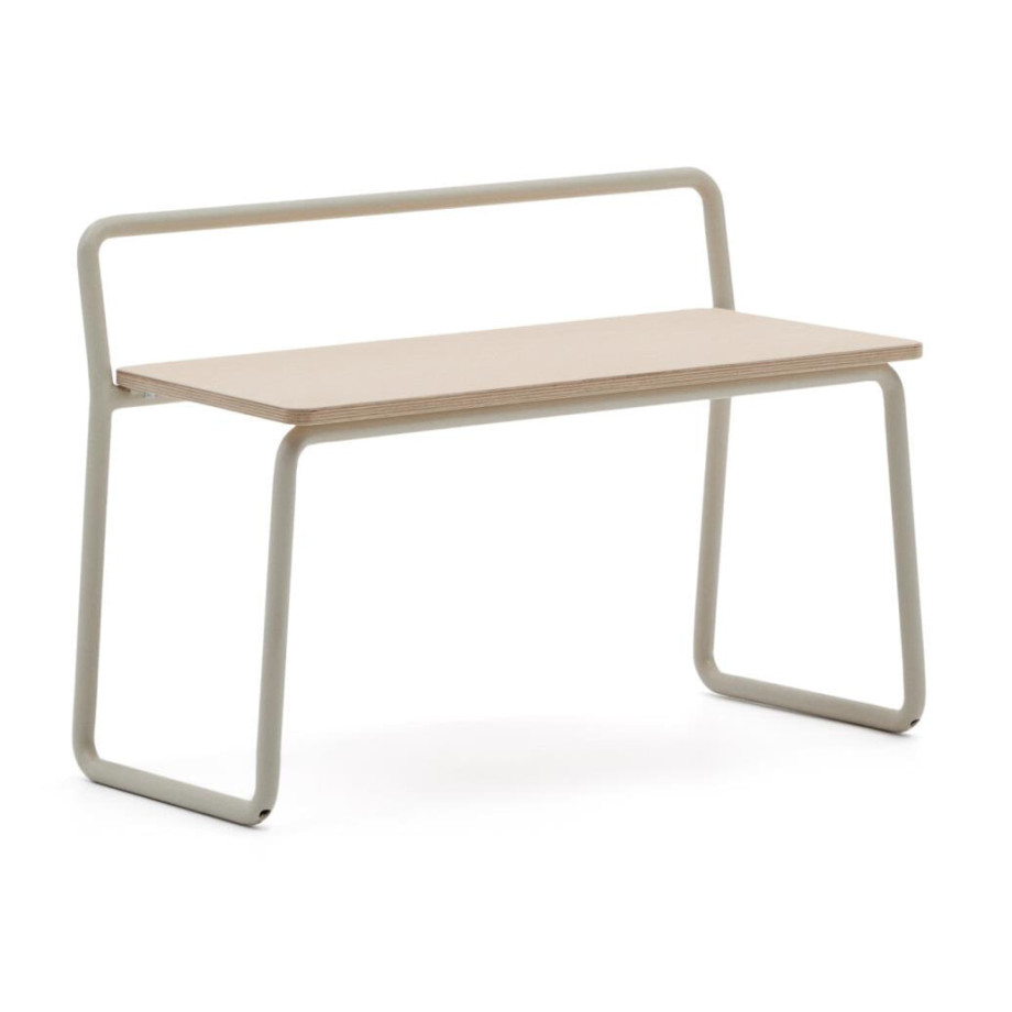 Kave Home Bankje 'Tinn' 75cm, kleur Beige afbeelding 1