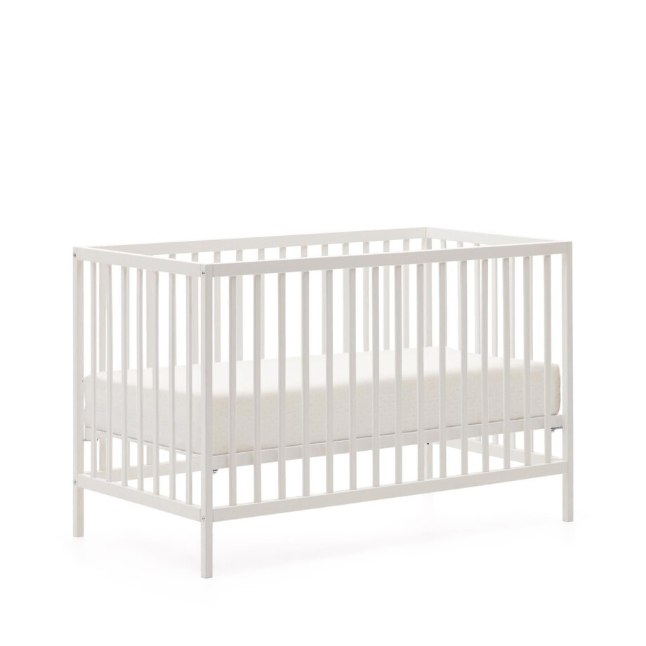 Kave Home Ledikant 'Shantal' 60 x 120cm, kleur Wit afbeelding 1