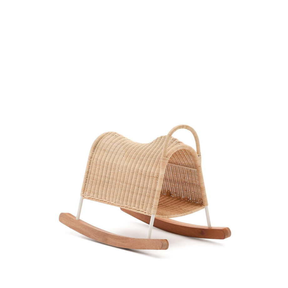 Kave Home Schommelpaard 'Bamban' Rotan Kave Home Schommelpaard 'Bamban' Rotan afbeelding 1