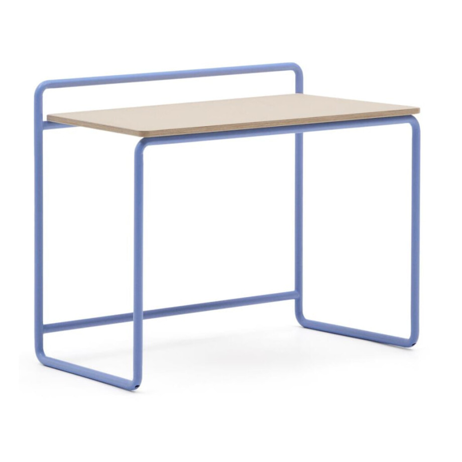 Kave Home Kinderbureau 'Tinn' 82 x 45cm, kleur Blauw afbeelding 1