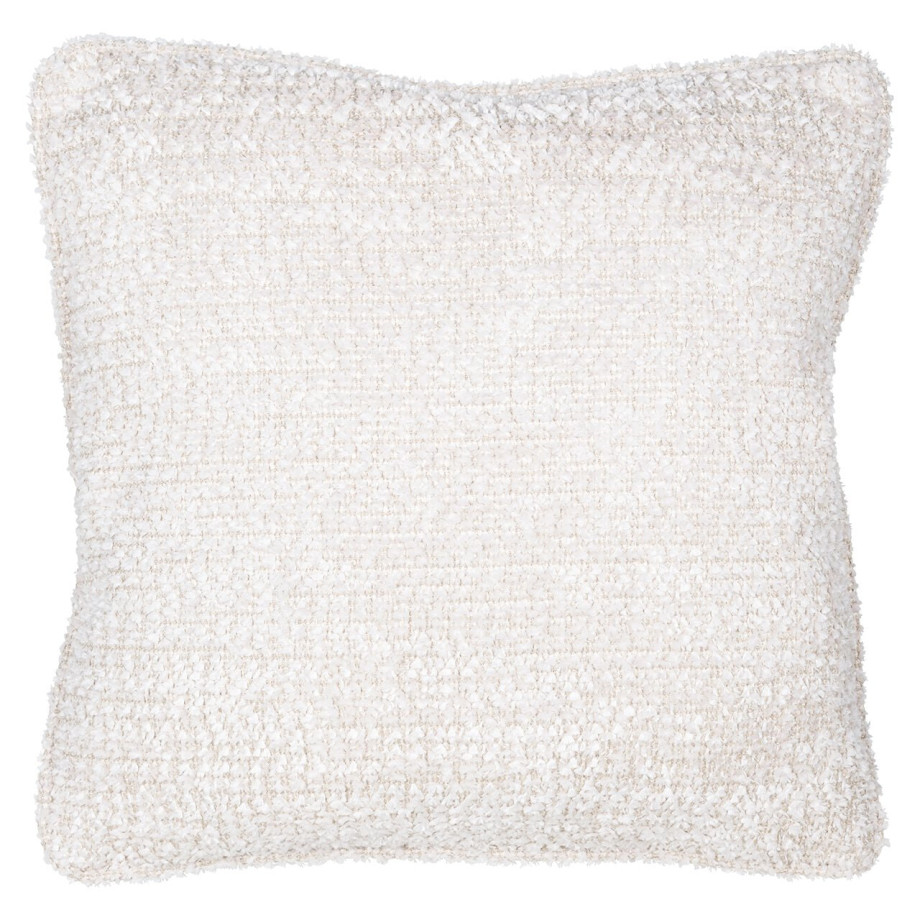 Richmond Kussen 'Lina' 45 x 45cm, Chenille, kleur Crème afbeelding 1