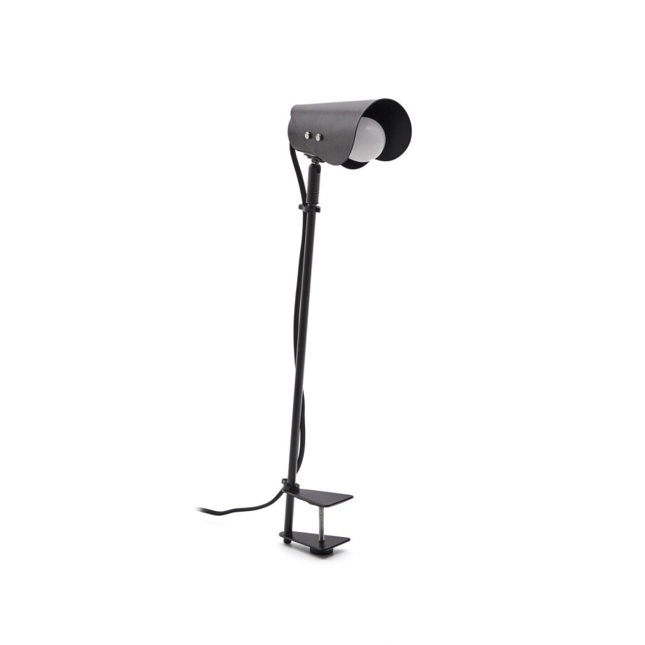 Kave Home Tafellamp 'Jula' Met klem, kleur Zwart afbeelding 1