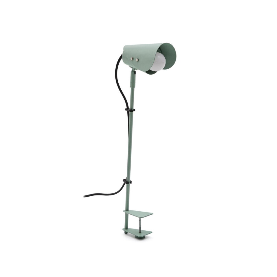 Kave Home Tafellamp 'Jula' Met klem, kleur Groen afbeelding 1