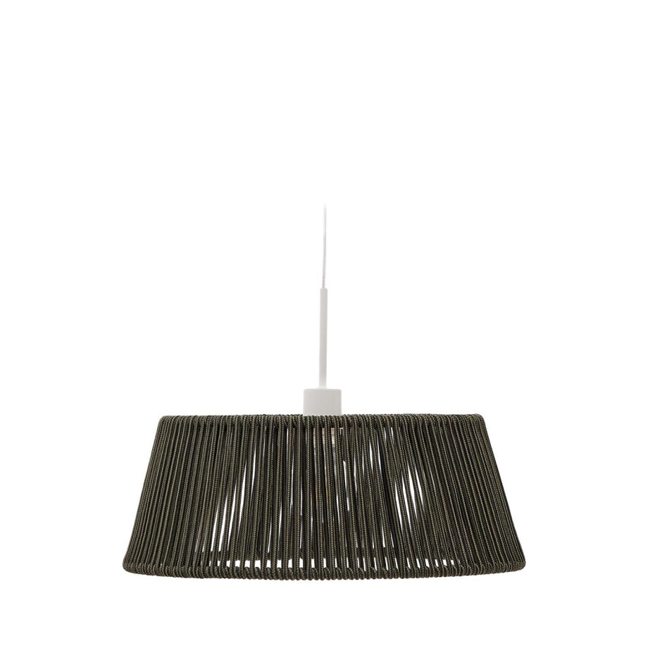 Kave Home Lampenkap 'Aldet' Geweven touw, 46cm, kleur Donkergroen afbeelding 1