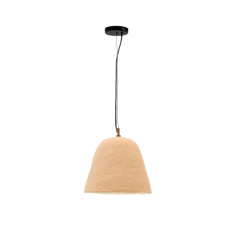 Kave Home Hanglamp 'Lisora' Papier-maché, 25cm, kleur Beige afbeelding 1