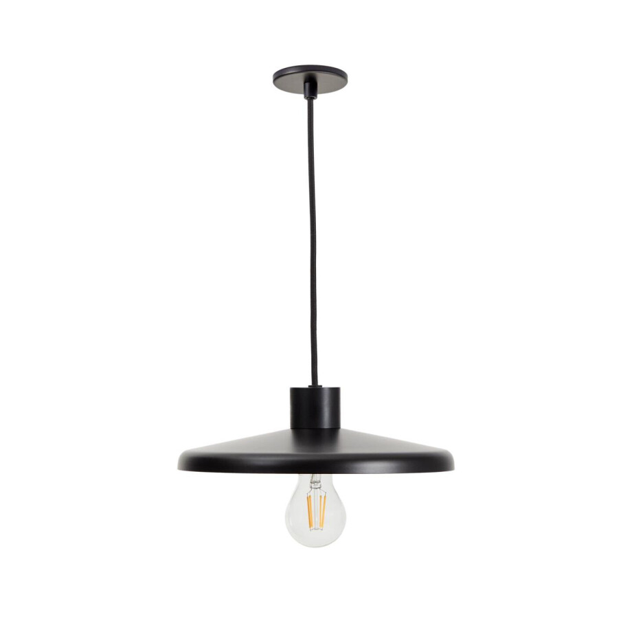 Kave Home Hanglamp 'Nuvira' Gesatineerd metaal, kleur Zwart afbeelding 1