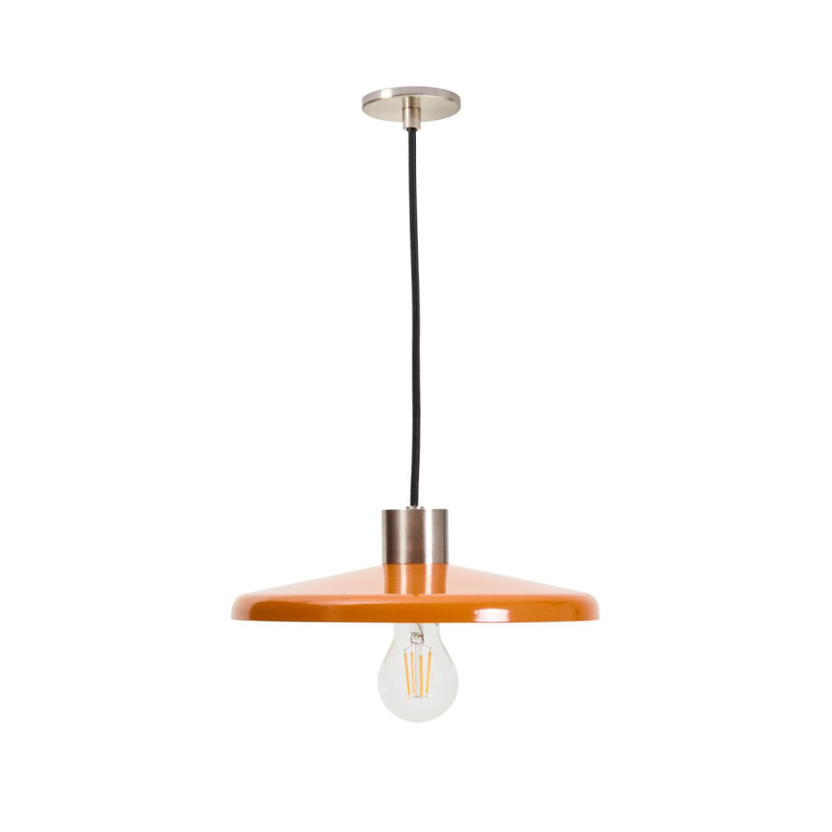 Kave Home Hanglamp 'Nuvira' Gesatineerd metaal, kleur Oranje afbeelding 1
