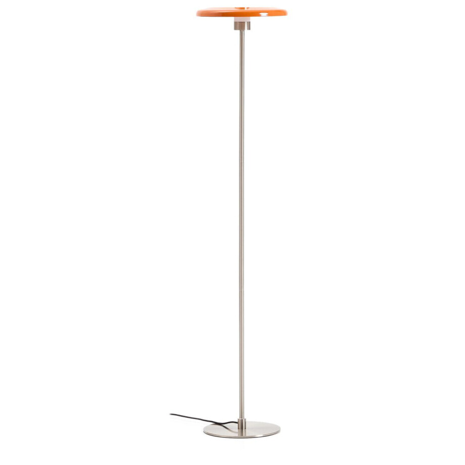 Kave Home Vloerlamp 'Nuvira' Gesatineerd metaal, kleur Oranje afbeelding 1