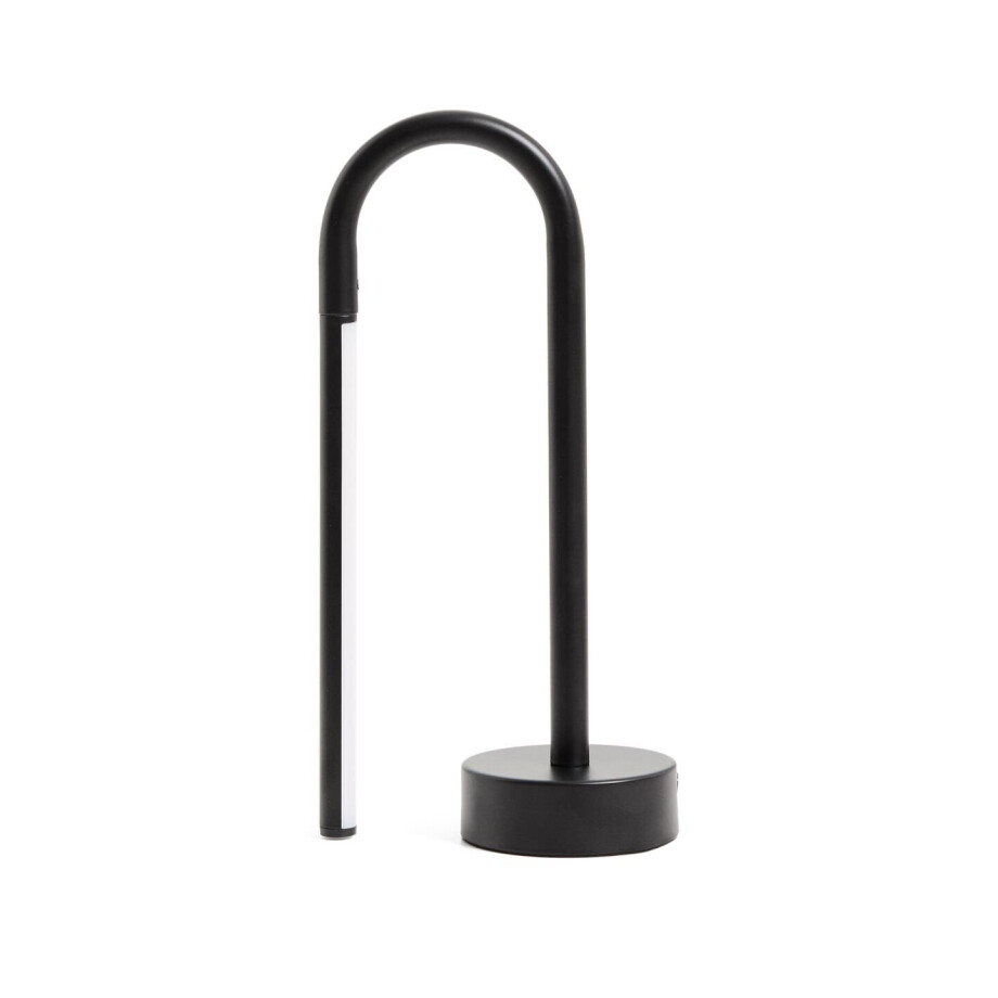 Kave Home Oplaadbare Tafellamp 'Bow' kleur Zwart afbeelding 1
