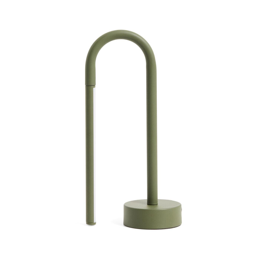 Kave Home Oplaadbare Tafellamp 'Bow' kleur Groen afbeelding 1