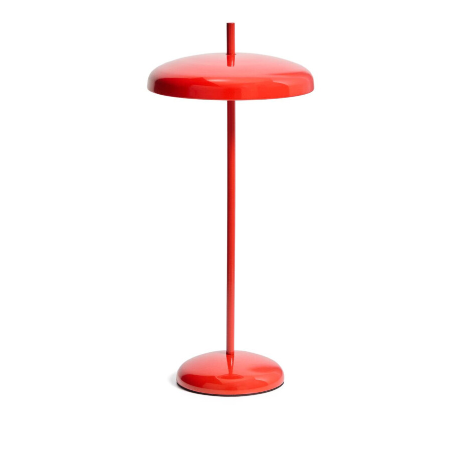 Kave Home Oplaadbare Tafellamp 'Porte' kleur Rood afbeelding 1
