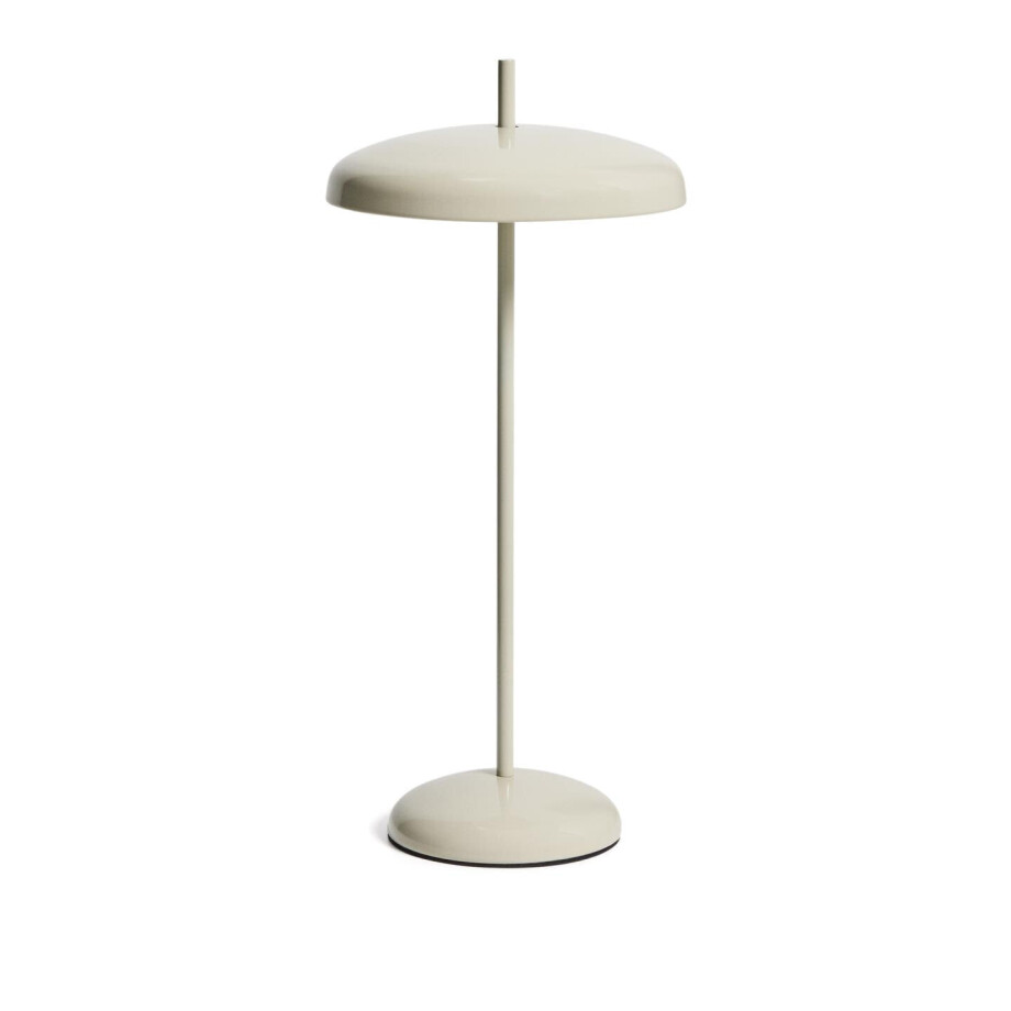Kave Home Oplaadbare Tafellamp 'Porte' kleur Lichtgrijs afbeelding 1