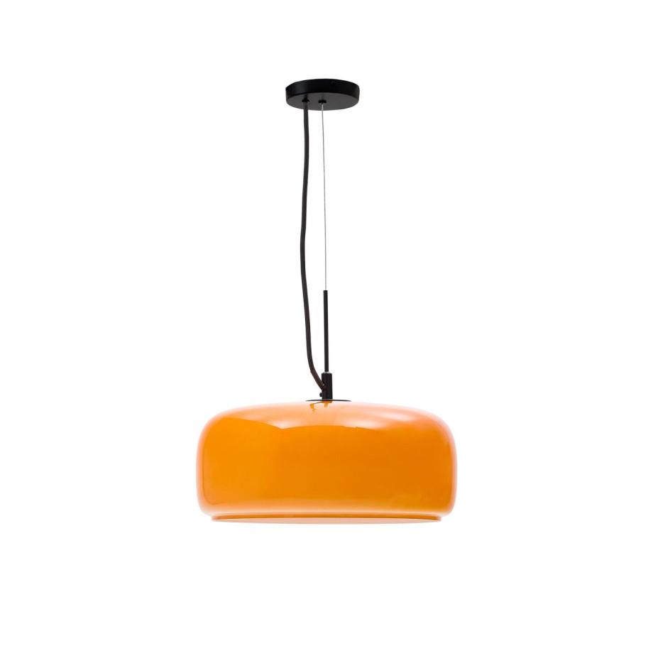 Kave Home Hanglamp 'Reig' 38cm, kleur Oranje afbeelding 1