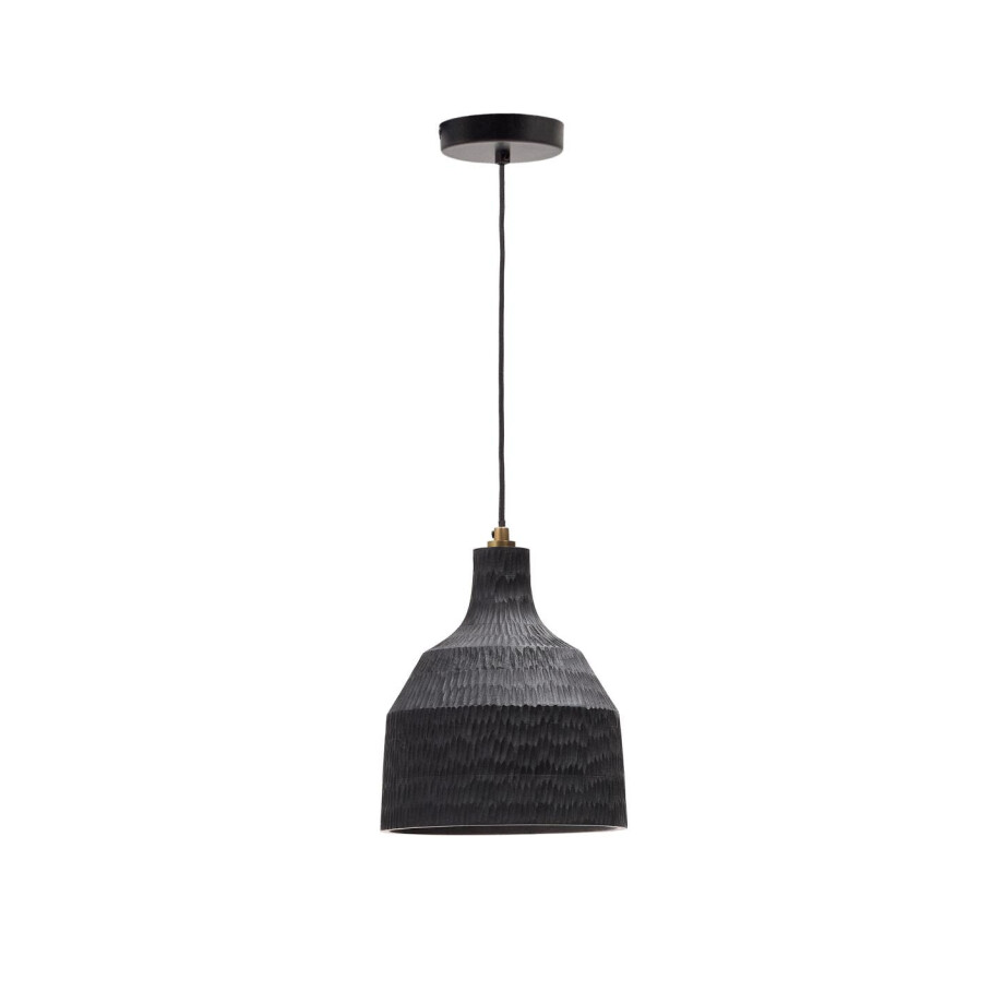 Kave Home Hanglamp 'Amire' Mangohout, 21cm afbeelding 1