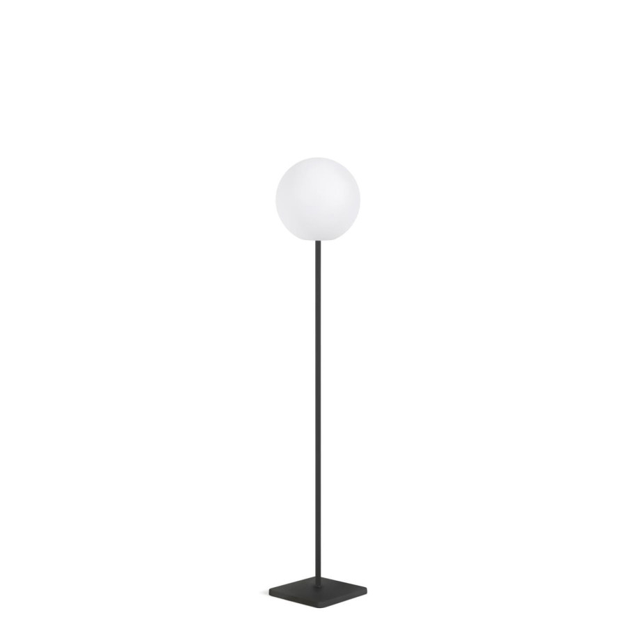 Kave Home Vloerlamp 'Dinesh' LED, kleur Zwart afbeelding 1