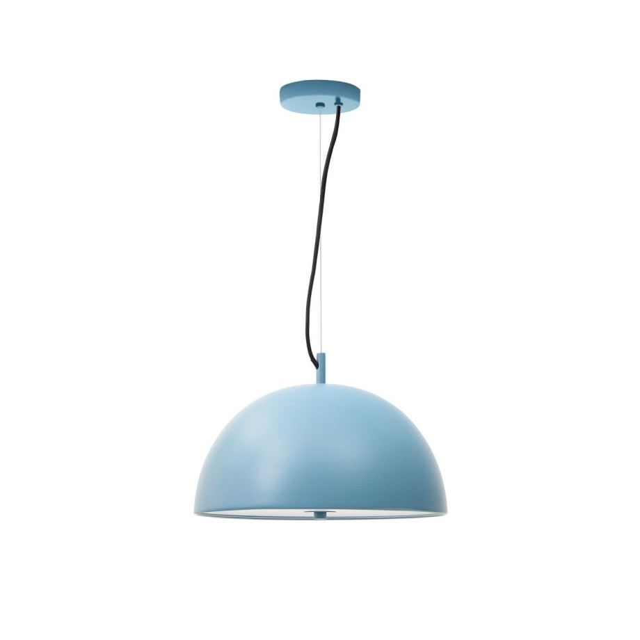 Kave Home Hanglamp 'Catlar' Metaal, kleur Lichtblauw afbeelding 1