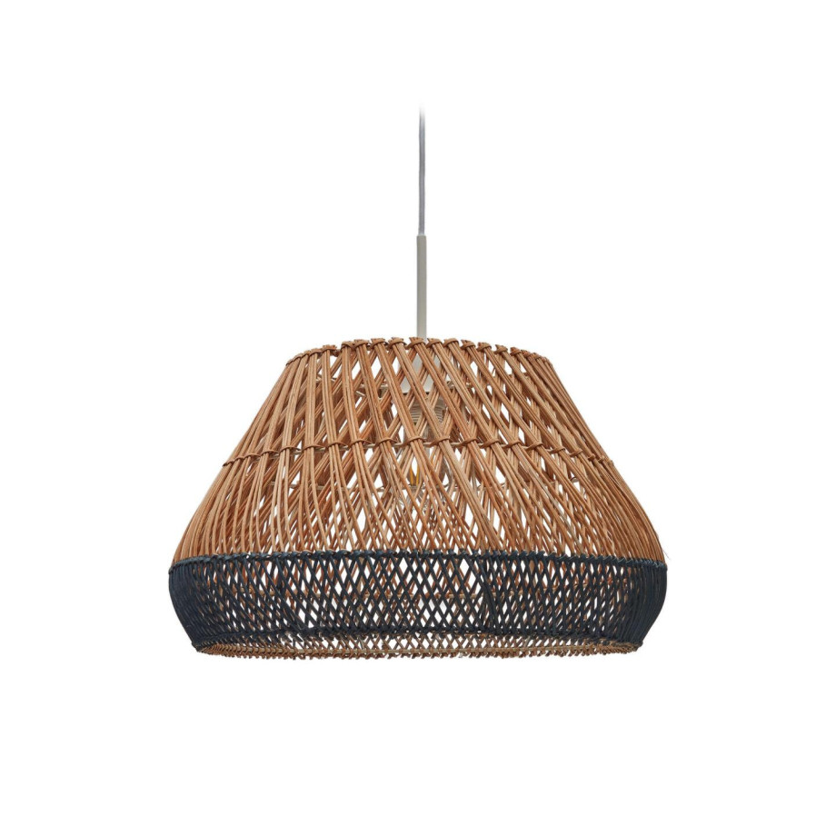 Kave Home Hanglamp 'Daro' Rotan, Ø47cm afbeelding 1