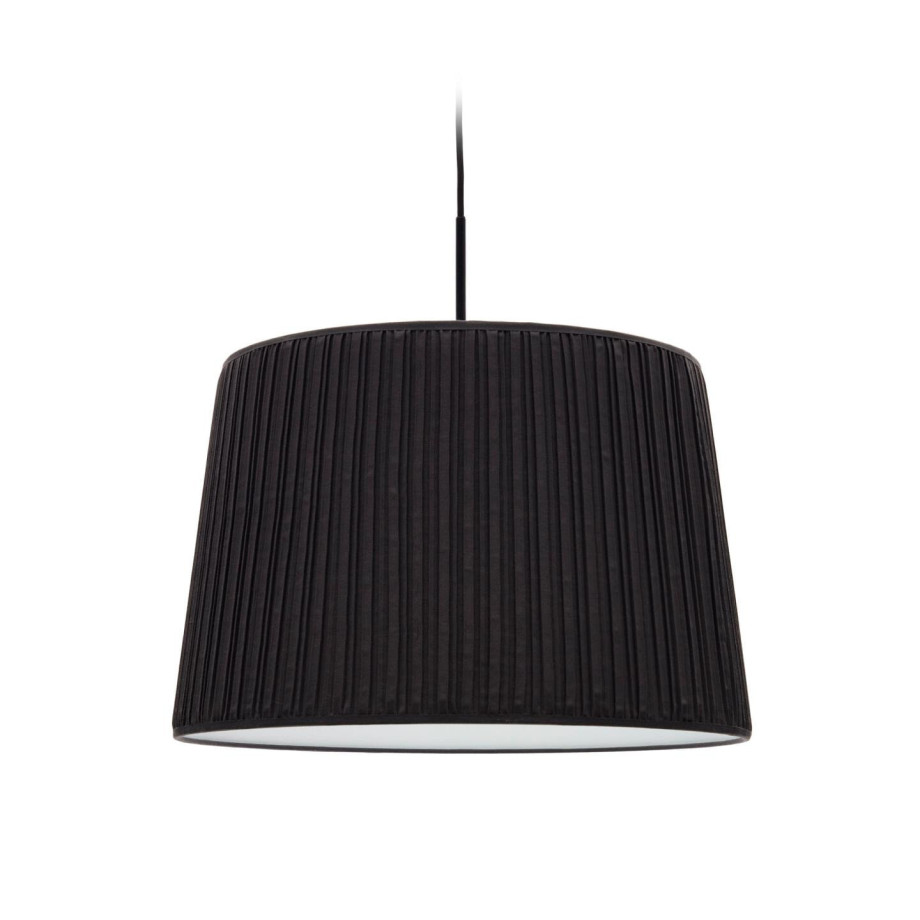 Kave Home Lampenkap 'Guash' Ø50cm, kleur Zwart afbeelding 1