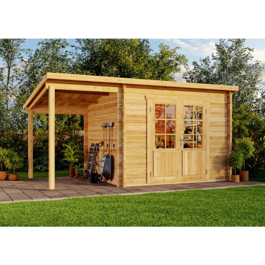 Tuinhuis Maria met schuine lessenaardak Tuinhuis Maria met schuine lessenaardak afbeelding 1